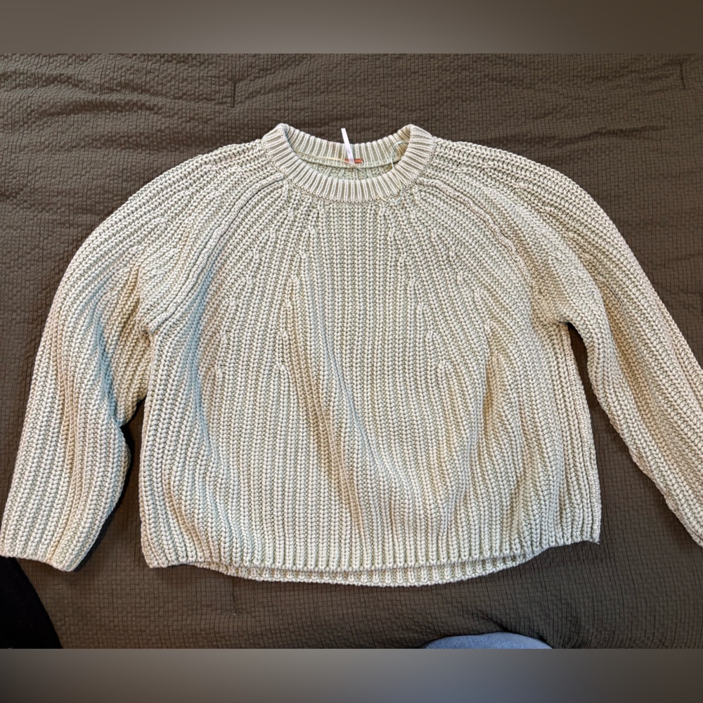 Free People Knit Sweater 100% Cotton